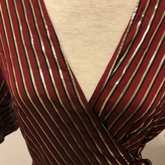 Show Me Your MuMu Wrap Dress (L) - Picture 4 of 7